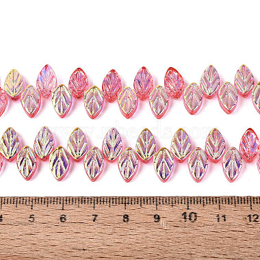 Electroplate Transparent Glass Beads Strands(EGLA-N056-03A-06)-4