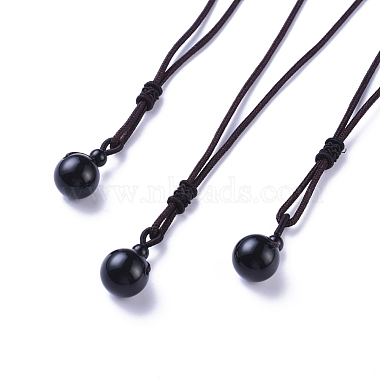 CoconutBrown Black Agate Necklaces