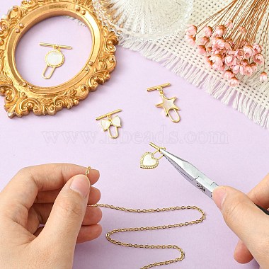 4Pcs 4 Styles Brass Toggle Clasps(KK-CJ0003-53)-5