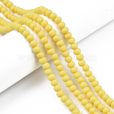 faits à la main en pate polymère perles brins(X-CLAY-N008-053-01)-5