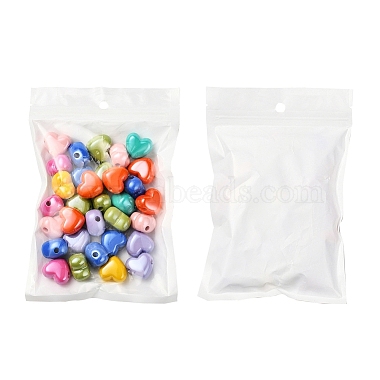 32Pcs 8 Colors Opaque Acrylic European Beads(MACR-YW0001-42)-8