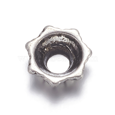 Perlas espaciadoras de plata tibetana(X-AA220-NF)-2