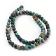 Brins de perles turquoises africaines naturelles (jaspe)(TURQ-G037-6mm)-2