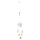 Star Iron Colorful Chandelier Decor Hanging Prism Ornaments(HJEW-P012-03P)-1