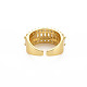 Brass Micro Pave Cubic Zirconia Cuff Rings for Women(RJEW-T016-39G-02)-2