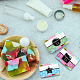 PandaHall Elite 90Pcs 9 Colors Floral Pattern Handmade Soap Paper Tag(DIY-PH0005-82)-4