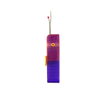 Plastic Handle Steel Seam Rippers, Sewing Tools, Medium Violet Red, 85x15x8mm