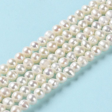 Natural Cultured Freshwater Pearl Beads Strands(PEAR-E018-55)-2