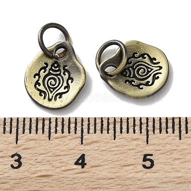 Tibetan Style Brass Pendants(KK-M284-40AB)-3