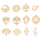 12Pcs 12 Styles 201 & 304 Stainless Steel Connector Charms(STAS-SZ0002-57)-1