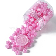 Paw Print Sealing Wax Particles, for Retro Seal Stamp, Pearl Pink, 9.5x8.5x6mm(SCRA-PW0012-02A-24)