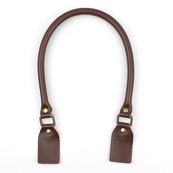 Leather Bag Handles, for Bag Replacement Accessories, Coconut Brown, 40x1.5x1cm