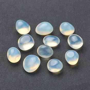 Opalite Beads, Tumbled Stone, for Wire Wrapped Pendants Making, No Hole/Undrilled, Nuggets, 23~29x18~26x13~19mm