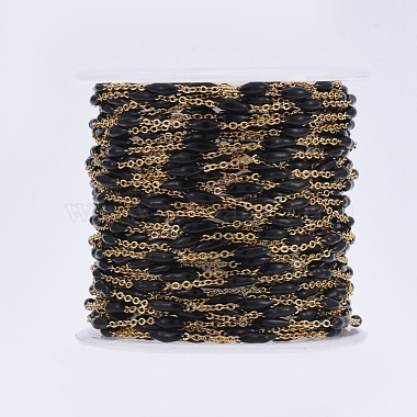 Handmade Enamel Beaded Chains(CHS-I007-06G-12)-2