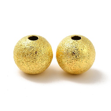 Brass Textured Beads(EC225-G)-2