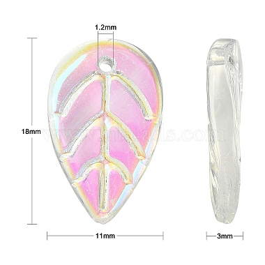 100Pcs Handmade Lampwork Pendants(LAMP-CJ0001-57)-2