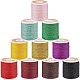 olycraft 10 rollos 10 colores hilos de nailon trenzado(NWIR-OC0001-07)-1