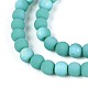 Frosted Opaque Glass Beads Strands(GLAA-T032-P4mm-MBB12A)-3