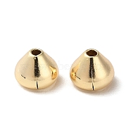 Brass Beads, Cone, Real 18K Gold Plated, 5x4mm, Hole: 1.2mm(KK-F862-21G)