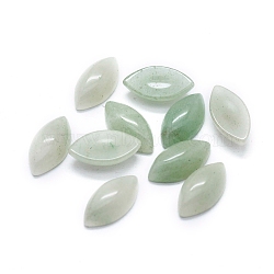 Natural Green Aventurine Cabochons, Horse Eye, 15~16x8x4.5~5mm(G-F678-14)