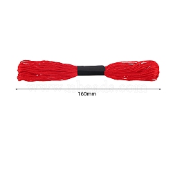 Cotton Sewing Thread, Red, 3mm, about 8.57 Yards(7.84m)/Skein(PW-WG34D89-15)