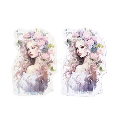 10Pcs Magic Fairy Waterproof PET Self-Adhesive Decorative Stickers(DIY-M053-05D)-4