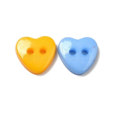 Acrylic Heart Buttons(BUTT-E071-A-M)-2