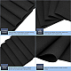 Benecreat 4m 4 Stil schwarz-weißes flaches elastisches Gummiband(OCOR-BC0001-63)-4