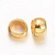 Rondelle Brass Crimp Beads(KK-L134-31G)-1