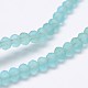 Half Rainbow Plated Faceted Rondelle Glass Bead Strands(EGLA-L007-A01-4mm)-3