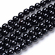 Brins de perles rondes en onyx noir naturel(X-G-T055-6mm-10)-1