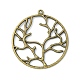 Alloy Metal Tree of Life Pendants(PALLOY-20320-AB-NR)-1