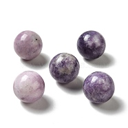 Natural Lilac Jade Beads, No Hole/Undrilled, Round, 25~25.5mm(G-A206-02-09)