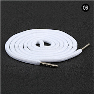 Polyester Drawstring Cord, For Garment Accessories, White, 1300x5mm(X-AJEW-WH0043-07A)