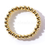 Handmade Unisex Vacation Travel Brass Round Bead Stretch Rings for Women Men(ZG4851)