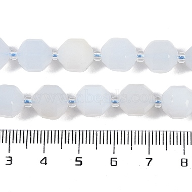 Natural Blue Chalcedony Beads Strands(G-O201B-134G)-5