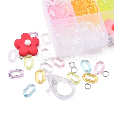 Набор для изготовления ожерелья с подвеской в виде цветка конфеты «сделай сам»(DIY-YW0005-24)-5