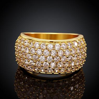 Classic Brass Cubic Zirconia Wide Band Rings for Women(RJEW-BB08100-7G)-2