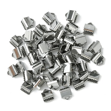 Stainless Steel Color 304 Stainless Steel Ribbon Ends