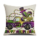 Mardi Gras Carnival Theme Linen Pillow Covers(AJEW-H146-02D)-1