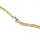 304 Stainless Steel Figaro Chain Necklace Making(STAS-A028-N023)-4