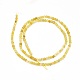 Chapelets de perles en opale jaune naturelle(G-O180-05A)-2