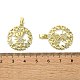 Rack Plating Brass Micro Pave Cubic Zirconia Pendants(KK-R157-13B-G)-3