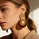 Resin Dangle Stud Earrings(WG0BA8B-01)-2