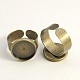 Cuff Brass Ring Shanks(UNKW-C2902-AB)-1