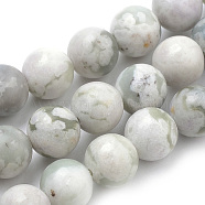 Natural Peace Jade Beads Strands, Round, 6mm, Hole: 1mm, about 62pcs/strand, 15.7 inch(G-S259-25-6mm)
