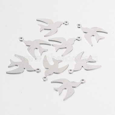 Stainless Steel Color Bird 316 Surgical Stainless Steel Charms