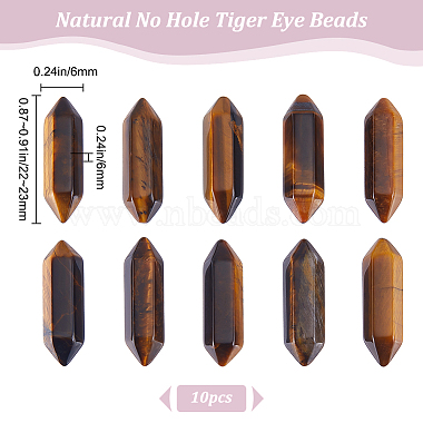 10Pcs Natural Tiger Eye Beads(G-BBC0001-14)-2