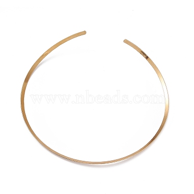 304 Stainless Steel Textured Wire Necklace Making(STAS-B036-02G)-2