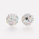 Polymer Clay Rhinestone Beads(RB-K050-8mm-C30)-2